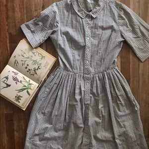 SOLD • Vintage Cos Cob 1950s Gingham Dress